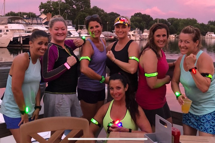 Denise McCann et al. posing for the camera